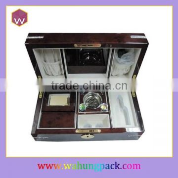 Luxury High Glossy Painting Wooden Perfume Packaging Gift Box Set