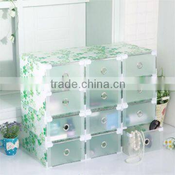 Decorative plastic tabletop PP storage box Drawer