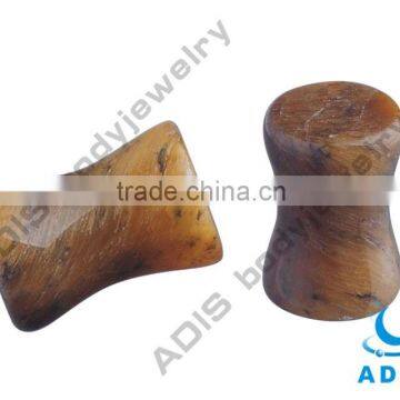Agate Natural Stone Ear Gauges Tunnels Plugs Body Piercing