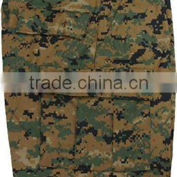 BDU short pants digital woodland