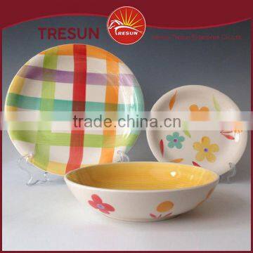 Flower Round Shape High Quality Handpainted 18pcs Dinnerset/dinner Ware/tableware photo-3