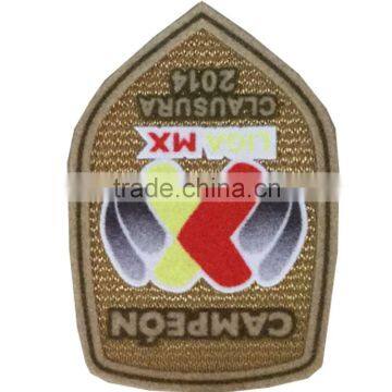 Factory Direct Flocking Sport Brand Patch Iron on Patches for Jackets photo-5