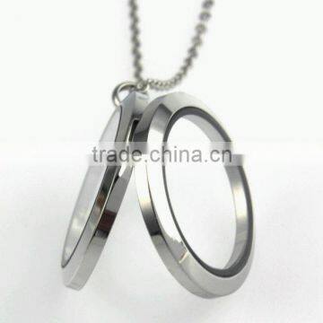 framed glass pendant