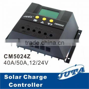 CM50 50A 12V/24V/48V PWM Solar Charge Controller with LCD Display for Home System