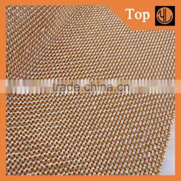 Hotfix gold rhinestone mesh ribbon diamond mesh