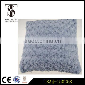 home textile knitting linen and fake fur travel decorative pillow