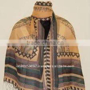 printed cotton stoles and scarves