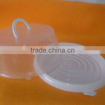 clear round clear plastic bread container with lock