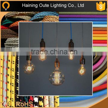 Concrete Light With Textile Cable/Fabric Cable/Copper Braided Cable