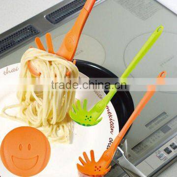 kitchenware cooking tools gifts items food tong pasta tuner spatula smile silicone server