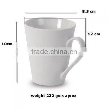 V Shape Ceramic Coffee Mug