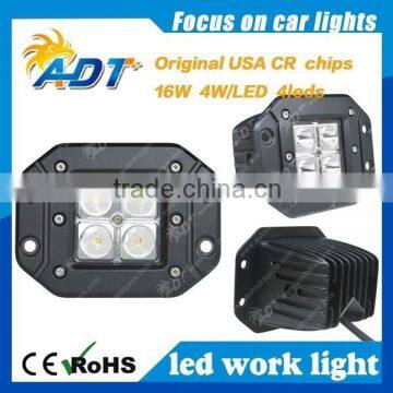 Black,White 6000K 10 to 30V DC Input Voltage Work Lights for Trucks