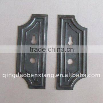 wrought iron lock plate