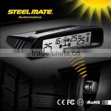 2015 SteelmateTP-S1 solar power tpms car tire pressure monitoring system, tire pressure meter, dvd deck