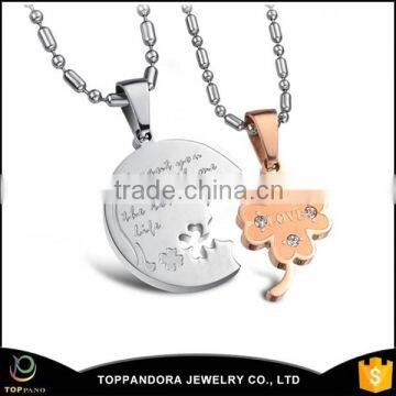 Fashion Design Stainless Steel Vintage Pendant For lover