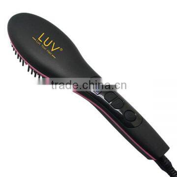 Fast Natural Straight Hair Styling, Anion Hair Care, Anti Scald, Massage Straightening Irons, Detangling Hair Brush