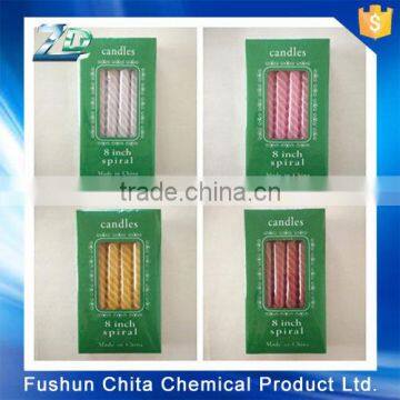 Wholesale White Household Spiral Candle