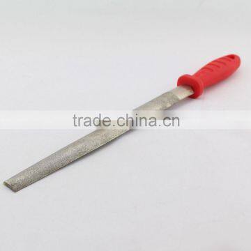 10" inch Diamond Coated HALF ROUND File 250mm long Grit 120 medium Filing Glass