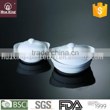 H4999 wholesale chaozhou factory 8 10 inch fine porcelain bowl with lid