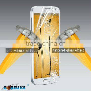 Shock absorption clear screen protector for Samsung I9500 Galaxy S4