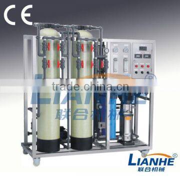 FRP 500L Drinking Water Pant Purifier Reverse Osmosis Water RO Plant