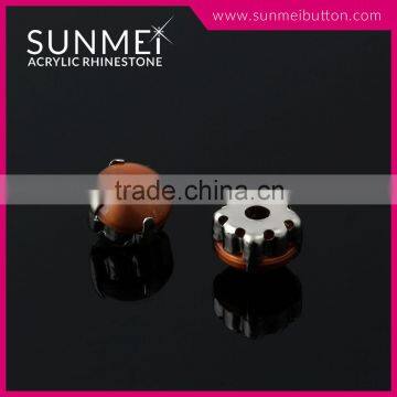 Made in Taiwan Products Dark Brown Flat Plastic Beads for Decorations photo-2