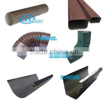 Portable Metal Sink Drain Downspout Elbow Seamless Gutter Forming Machine For Aluminum Copper Rain System