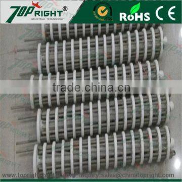 High temperature radiant tube heat treatment