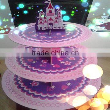 Cake display stand,3-tier cake display,Cake display for wedding party