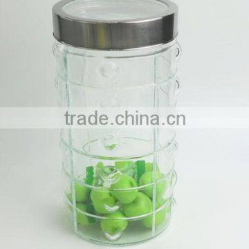 Classical Glass Food Container With Metal Cover photo-4