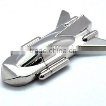 New novelty metal plane shape usb flash drive
