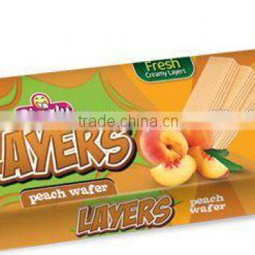 Layers Peach Wafers