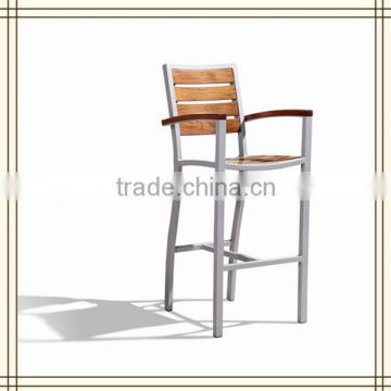 Outdoor Teak used aluminum stool bars (2055)