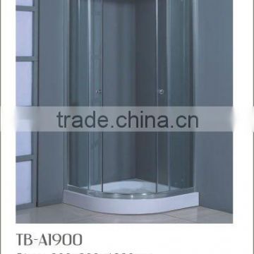 TB-A1900 Simple temper glass shower room