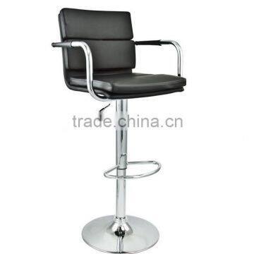 armrest high bar chair with backrest