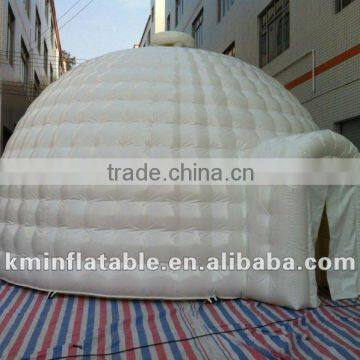 Inflatable igloo tent