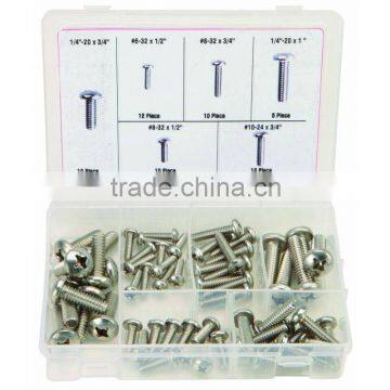 57 Piece Stainless Steel Machine Screw Kit