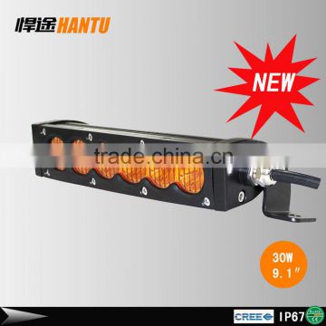 2015 New product 8inch led strobe light bar with remote control 30W amber led mini light bar VERY THIN car roof top light bar