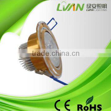 gilt-edged led downlight 3w