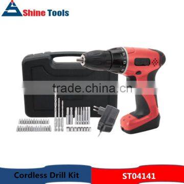 37pcs battery mini cordless drill kit