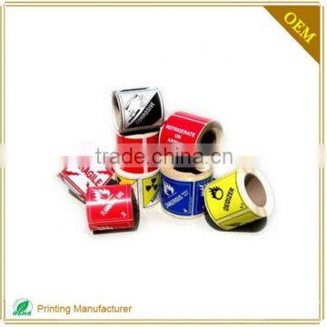 Factory Price Custom Safety Triangle Warning Sign Label Printing photo-4