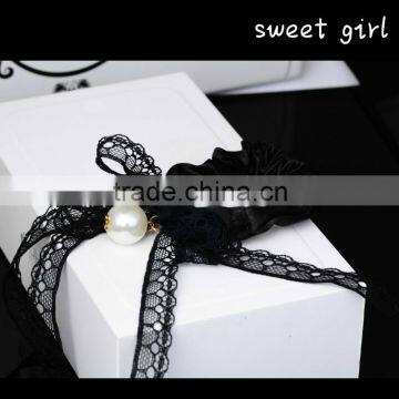 Square Crystal Ponytail Holder Rhinestone Elastic Hair Rope F48 photo-4