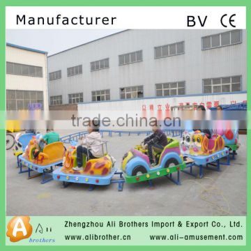 cheap best selling Mini Shuttle amusement park track train vintage mechanical kiddie rides track train