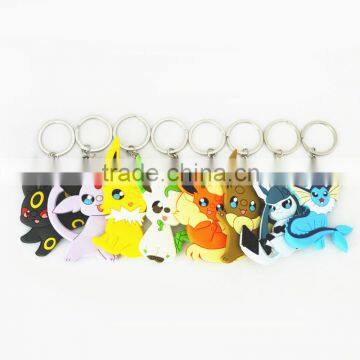 Cartoon Shaped Customized Wholesale Soft PVC 2d Keychain photo-6