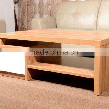 HC-M018 walnut color modern office wood chipboard tea table on sale