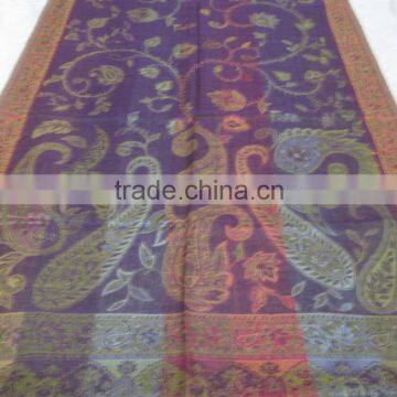 HALF SILK & WOOL STOLE BLEND photo-5