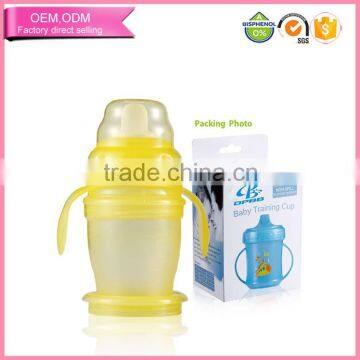 Infant Secure Feeder BPA Free Plastic Baby Transition Cup for Water Drinking photo-2