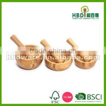 Custom Bamboo Garlic Pot and Tool