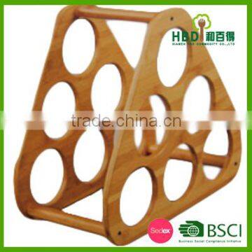 High quality hot selling wood wine rack holder for promotional