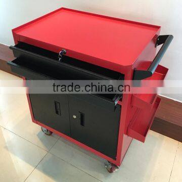 2 Drawer With Cabinet Tools Service Trolly Cart